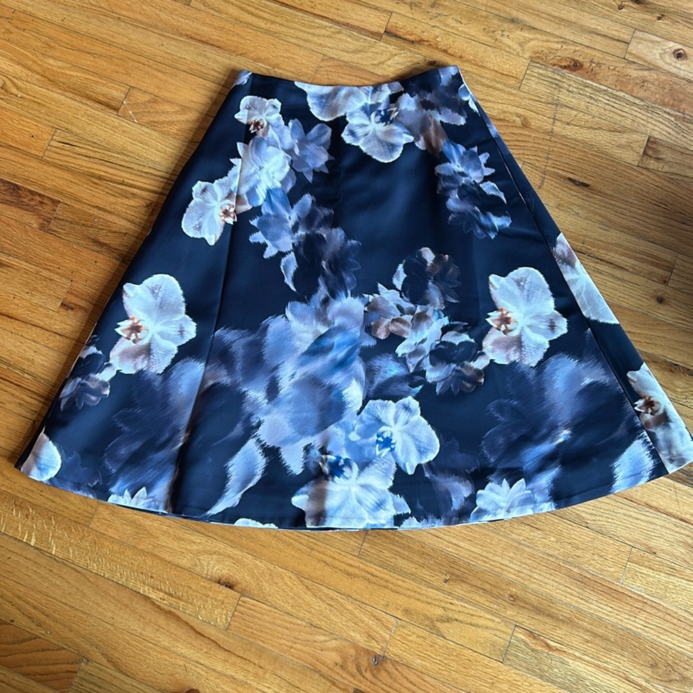 Anthropologie Silk Skirt